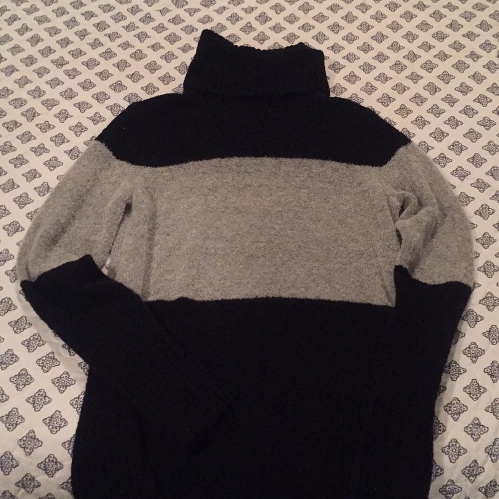 Banana Republic color-block turtleneck sweater